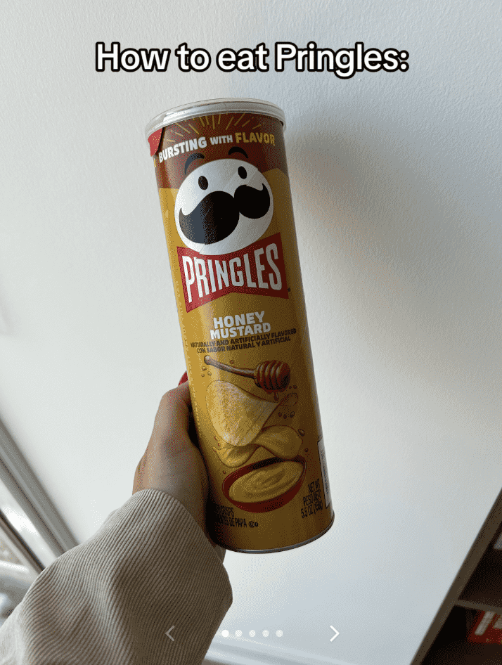 Pringles Lofi Video TikTok Example